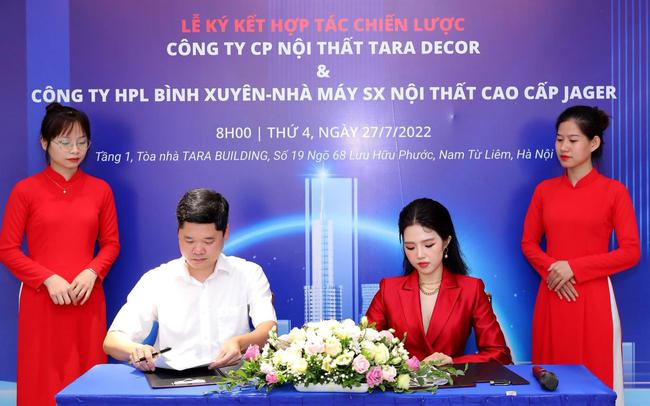 Tara Decor ký kết hợp tác chiến lược với Jager - HPL Bình Xuyên