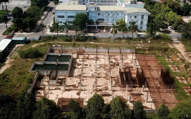 Cận cảnh dự án 1.100 tỷ đồng của bệnh viện ở Quảng Ngãi 'giậm chân tại chỗ'