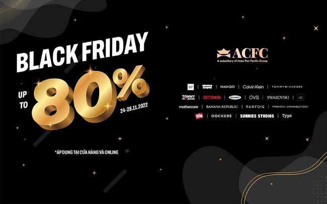 Bão giá tại ACFC Black Friday - Ưu đãi lên đến 80% với giá chỉ từ 199k