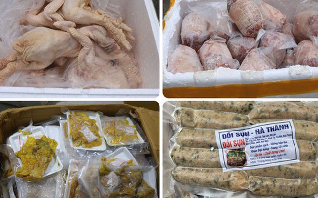RÙNG MÌNH: Hơn 6 tấn thịt gà, giò heo... thối chở từ TP Hà Nội vào TP HCM tiêu thụ