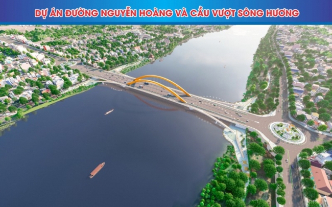 Thừa Thiên Huế: Khởi công cây cầu hơn 2.000 tỷ bắc qua sông Hương